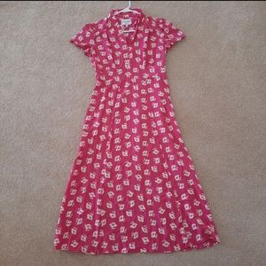 HVN Morgan Dress Pink Poppy